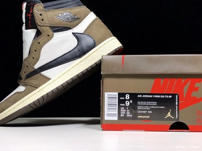Rep 100 Air CD4487 'Mocha' Travis - Jordan High Scott 1 x Retro OG 0820